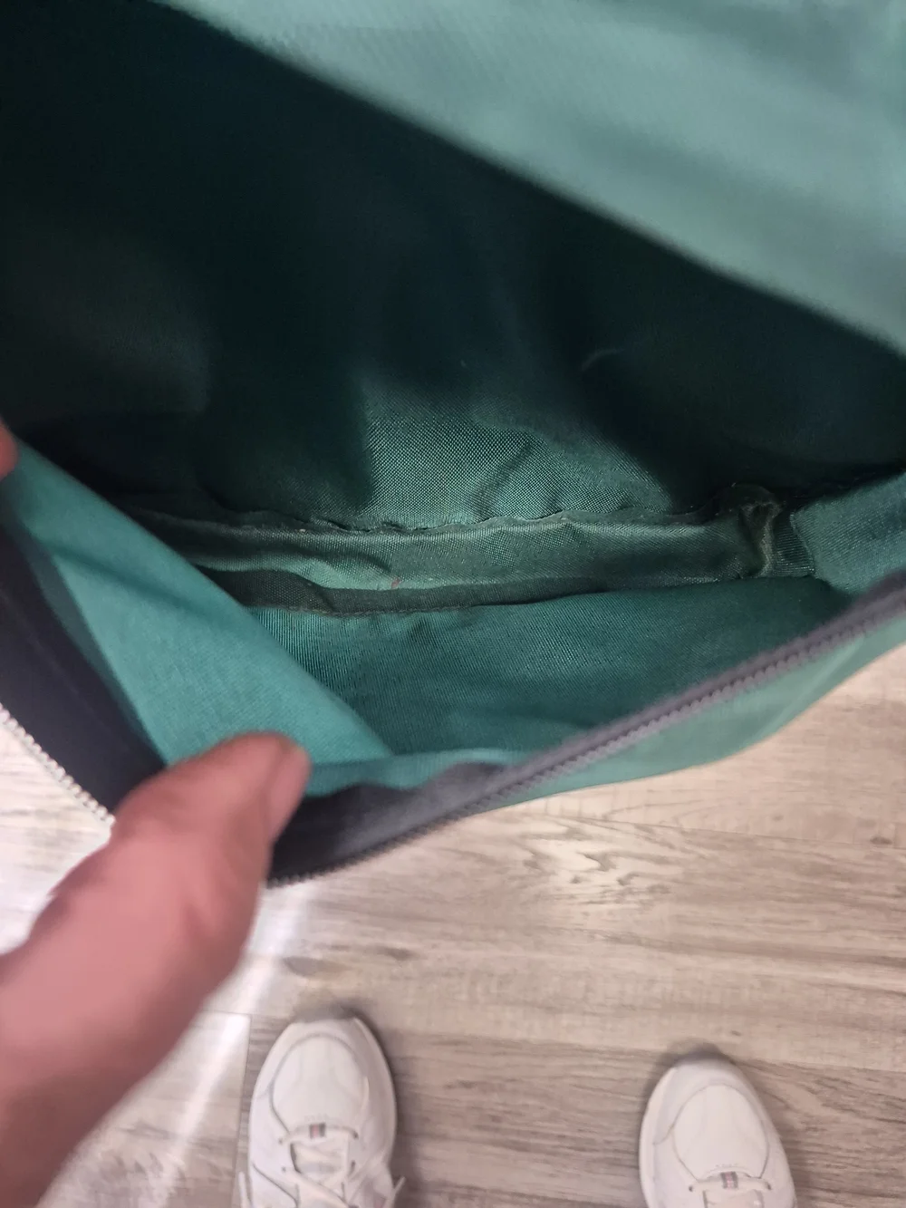 Vintage Aluminum CAMP WAYS External Frame Backpack Made in USA Green Nylon